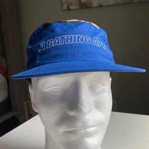 BAPE 1 Camo Jet Cap Blue